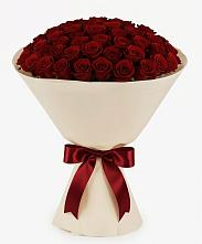 Букет 101 Бордовая роза Блэк Бакарра в Березник