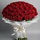 Букет 101 Красная роза Блэк Мэджик в Березник