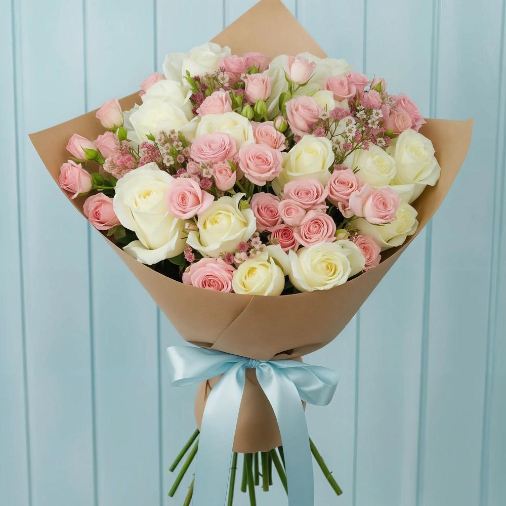 Букет цветов из: Розы в Березник