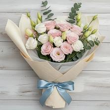 Букет цветов из:  Лизиантусы в Березник