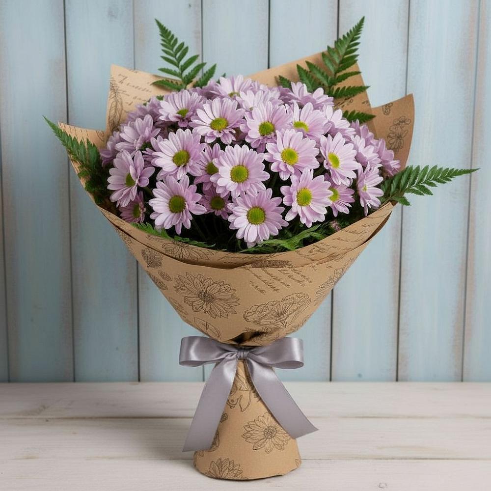 Букет цветов из: Хризантемы в Березник
