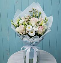 Букет цветов из:  Розы и Лизиантусы #REPLACE_PRED# Березник