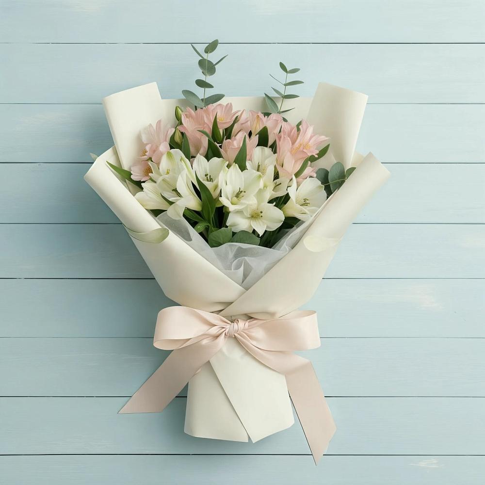 Букет цветов из: Альстромерии в Березник